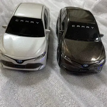 도요타 CAMRY 화이트 블랙 세트 미니카 10cm