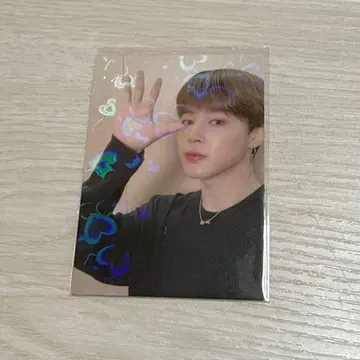 공식 bts 지민 FC 계속 트레이딩 카드 홀로그램