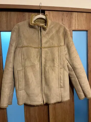 BAFFY 베이지 스웨이드 자켓