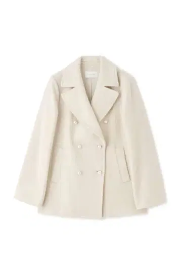 핑키앤다이안 펄 버튼 피 코트