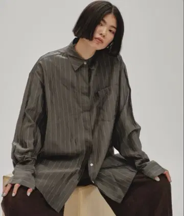 Stripe Silky Shirts 스트라이프 셔츠