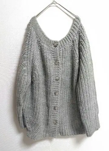 개럴개런트 2WAY 편직 하찌 니트 그레이