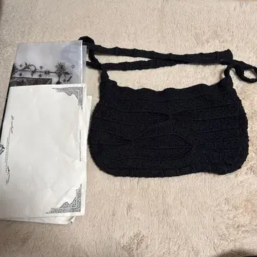 professor.E GATHERED KNIT BAG