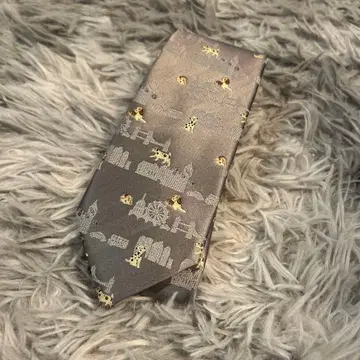 SIMON CARTER 실크 넥타이 동물 패턴