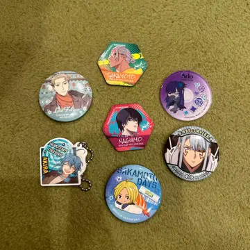 애니메이션 캐릭터 캔뱃지 8개 세트