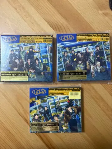 SixTONES 앨범 [ GOLD ] 3세트