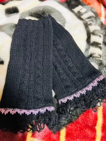 [ 새상품 ] 레어 h.NAOTO HONEY 블랙 레그 워머