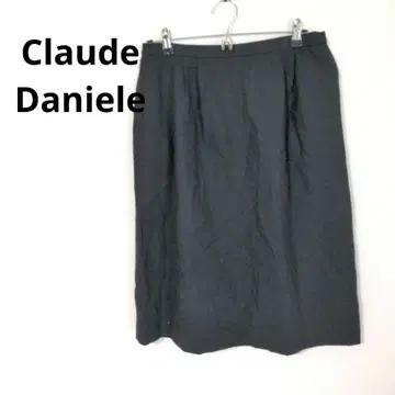 Claude Daniele 블랙 블랙 타이트 스커트 무지 무릎 기장
