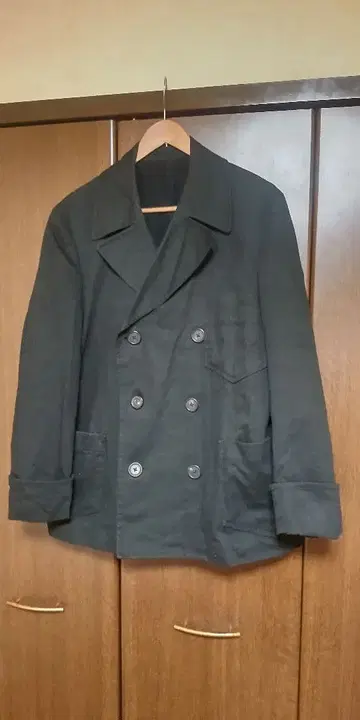 와이즈 포맨 오버 사이즈 P 코트 겨울용 사이즈 M 블랙