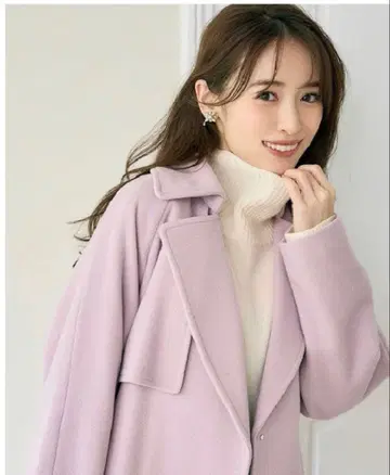 [ 미사용 ] 스트라 울 트렌치코트