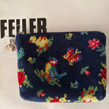 FEILER 페이러 파우치 네이비 학교 페이러 하이디 미사용 새상품