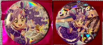 너와 아이돌 프리큐어 드림 스테이지 큐어큐운 캔뱃지 2종