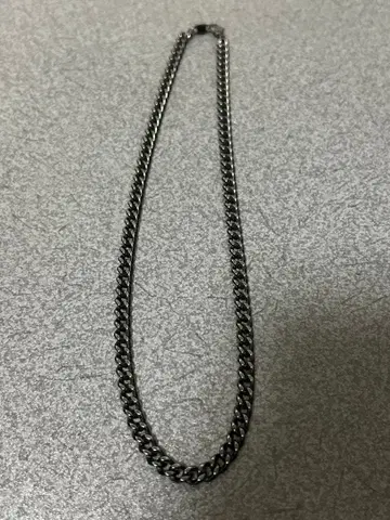 최종 가격 인하! 파이텐 탄화 티타늄 체인 목걸이 45cm