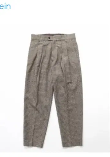 stein / WIDE TAPERED TROUSERS