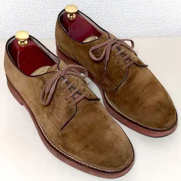 허시파피 플레인토 브라운 25.5 가죽 신발