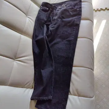 DIPPER 다크 데님 스트레이트 청바지