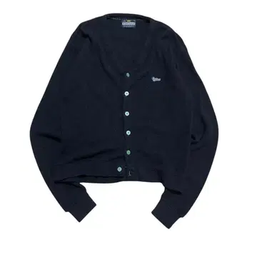 70s sportswear 아크릴 가디건