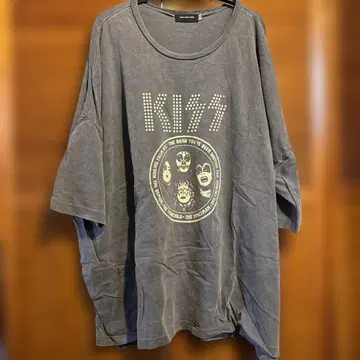 KISS 오버 사이즈 T셔츠 GOOD ROCK SPEED