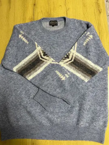Pendleton 기하학 패턴 울 스웨터
