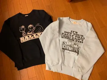 헤비 웨이트 맨투맨 풀오버 (긴팔) GU 2세트 peanuts