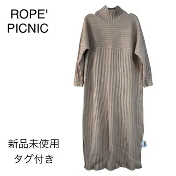 택 포함 미사용 새상품 니트 원피스 ROPE PICNIC 원피스