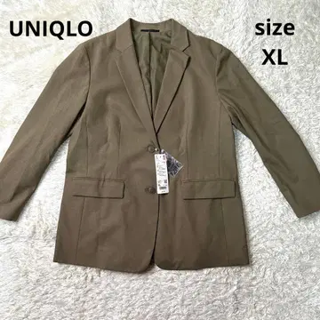 올리브 테일러드 자켓 XL 릴랙스핏 유니클로