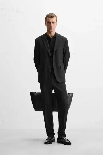 ZARA MAN 테일러드 자켓 L 블랙