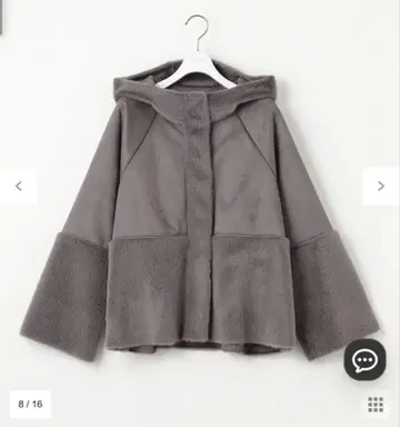 [ 미사용 새상품 ] anysis luxury 페이크 무스탕 코트