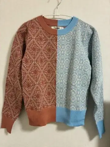 FURFUR 하프 자카드 풀오버