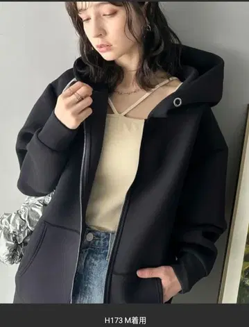 [ 새상품 택 포함 ] 종이상자 big 실루엣 오버 사이즈 지퍼 후드티