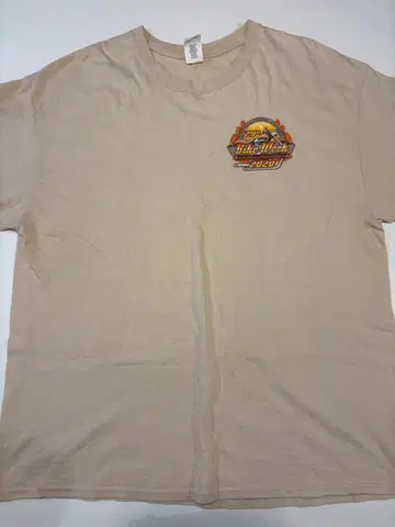 GILDAN Bike Week 2020 T셔츠 XL 베이지