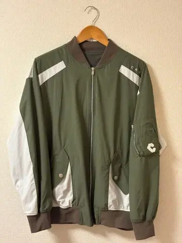 [ 크로노스 CRONOS MA-1 자켓 카키 M 사이즈