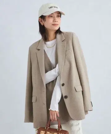 그린 라벨 린넨라이크 테일러드 자켓