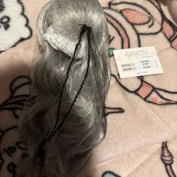 SWITCH 제 8-9인치 가발 실버 SD 사이즈