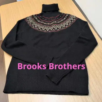 Brooks Brothers 노르딕 무늬 터틀넥 스웨터 새상품급