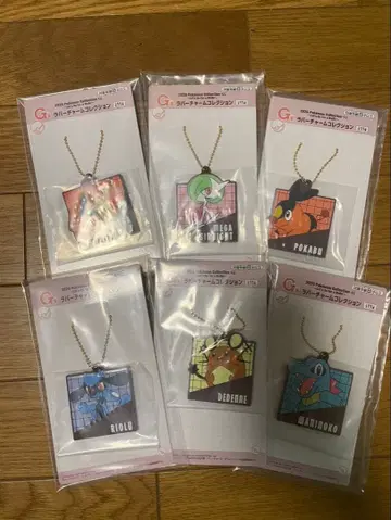 제일복권 포켓몬 G상 러버 참 6종 세트