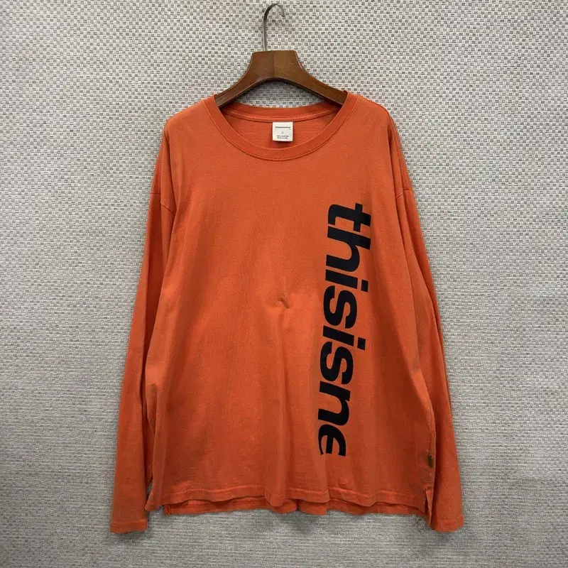 Thisisneverthat big printing logo oversized long sleeve t-shirt 100 A00686