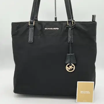 [양품] MICHAEL KORS 토트백 나일론 가죽 블랙