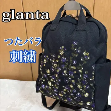 글랜타 glanta 덩굴 장미 자수 백팩 백팩