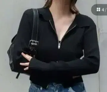 ZARA Wzip 니트 가디건