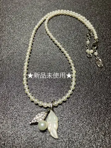 미사용 새상품 VENDOME BOUTIQUE 담수 펄 지르코니아 목걸이