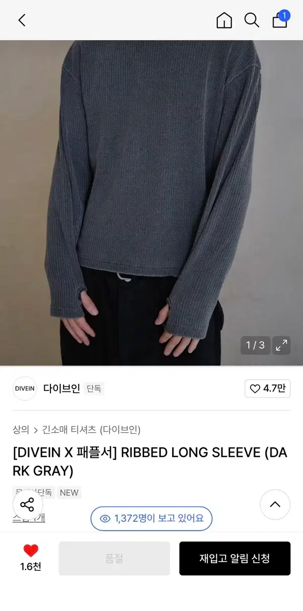 Dive In Pafleaser Collaboration Long Sleeve Size 2