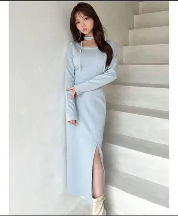 resexxy 백 오픈 패널 원피스