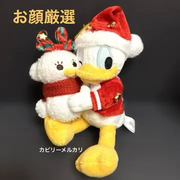 디즈니 크리스마스 도날드 봉제 인형 키링 키체인