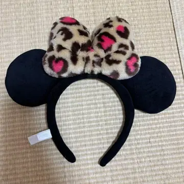 미니 레오파드 무늬 머리띠