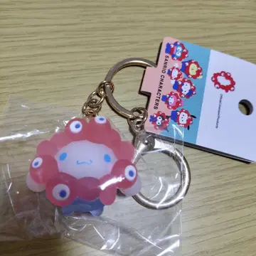 먀쿠먀쿠 산리오 나리키리 키링 클리어 시나몬 간사이 만박