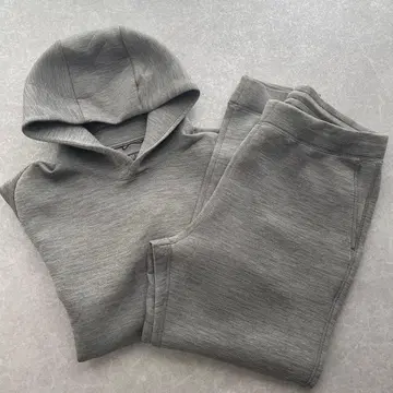 UNIQLO 울트라 스트레치 드라이 맨투맨 상하의 세트 XL 그레이