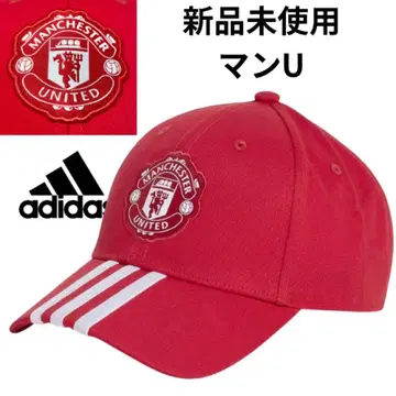 [ 미사용 새상품 ] 아디다스 맨체스터 유나이티드 캡 빨간색 모자