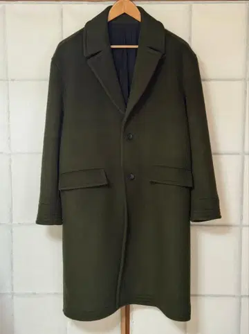 KURO 크로 Super 100 빅 체스터 코트