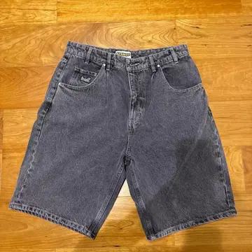 HUF 하프 데님 팬츠 퍼플